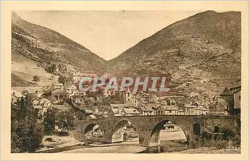 Cartes postales Gorges du Tarn Ste Enimie Vue generale