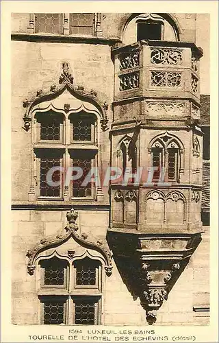 Cartes postales Luxeuil les Bains Tourelle de l Hotel des Echevins detail