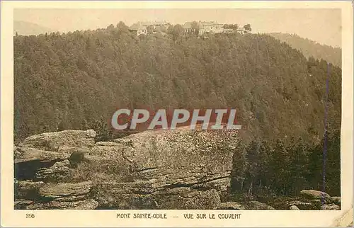 Cartes postales Mont Sainte Odile Vue sur le Couvent