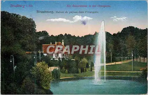 Cartes postales Strasbourg Maison de paysan dans l Orangerie