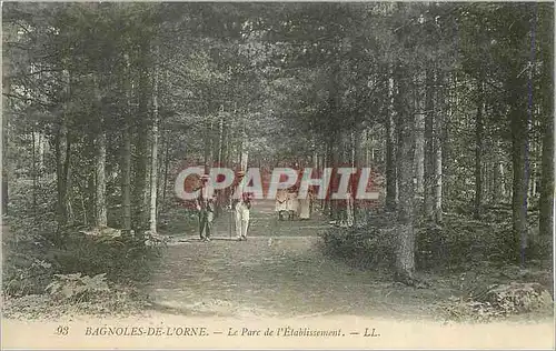 Cartes postales Bagnoles de l'Orne Le Parc de l'Etablissement