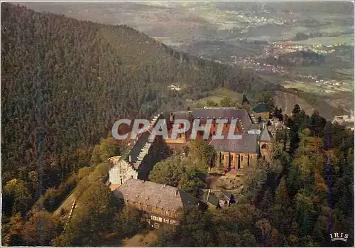 Cartes postales moderne Mont Sainte Odile (alt 763 m) Le Couvent et la Plaine d'Alsace