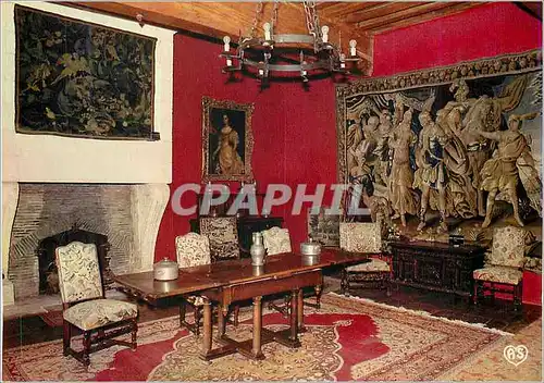 Cartes postales moderne Les Chateaux de Dordogne Chateau de Bourdeilles Interieur du Palais Renaissance (XVIe S) Salle a