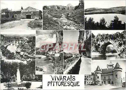 Cartes postales moderne Le Viverais Pittoresque Auberge de Peyrebeille Mont Gerbier de Jonc Lac d'Issarles