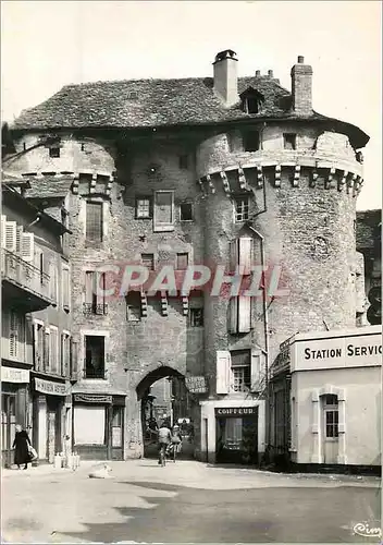 Cartes postales moderne Marvejols (Lozere) Porte de Chanelles Station Service Coiffeur