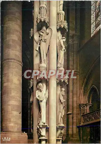 Cartes postales moderne Cathedrale de Strasbourg Pilier des Anges (1225 1230)