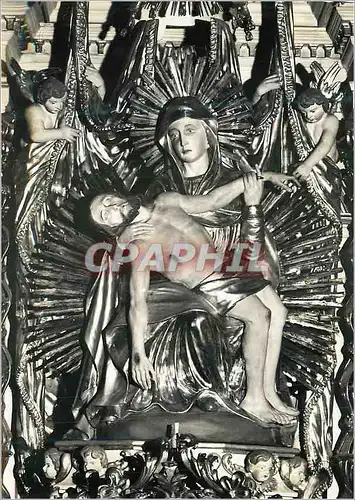 Cartes postales moderne Bulle Statue Miraculeuse de Notre Dame de Compassion (fin du XVIIe S)
