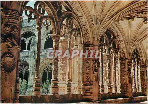 Cartes postales moderne Lisboa Mosteiro dos Jeronimos Claustros