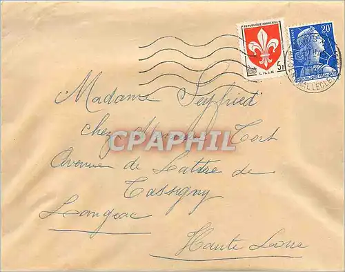 Lettre 1960 Paris pour Seyfried Langeac