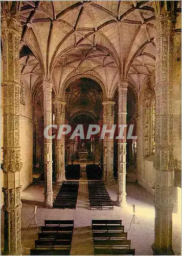 Cartes postales moderne Lisboa L'Interieur de l'Eglise