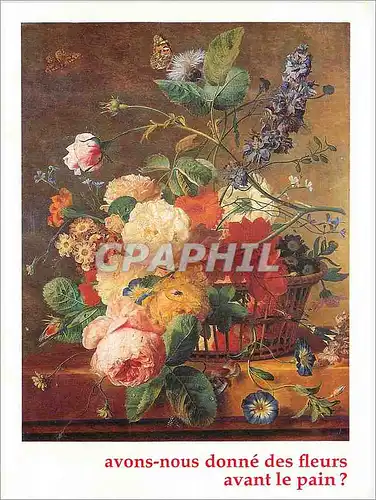 Cartes postales moderne Avons nous donne des Fleurs avant le Pain