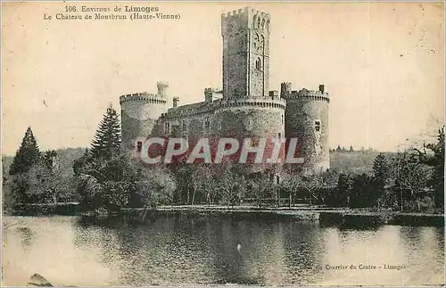 Cartes postales Environs de Limoges Le Chateau de Montbrun (Haute Vienne)