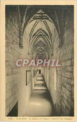 Cartes postales Avignon Le Palais des Papes Galerie du Conclare