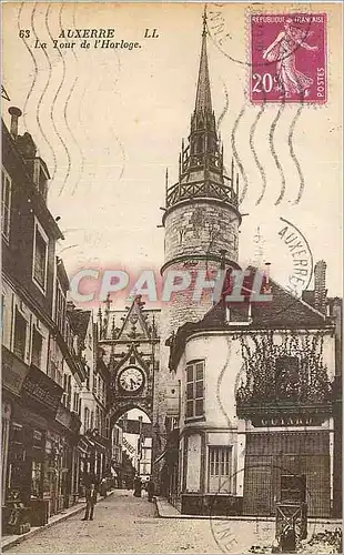 Cartes postales Auxerre La Tour de l'Horloge