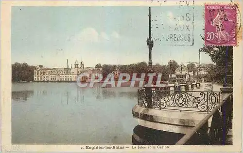 Cartes postales Enghien les Bains la Jetee et le Casino