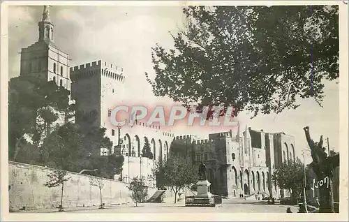 Cartes postales Avignon (Vaucluse) Le Palais des Papes Facade Principale