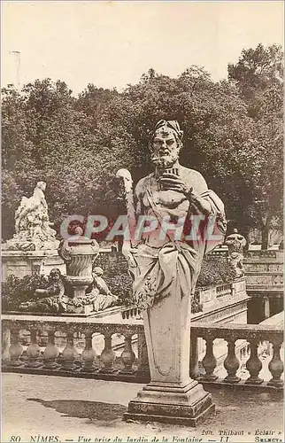 Cartes postales Nimes Vue prise du Jardin de la Fontaine