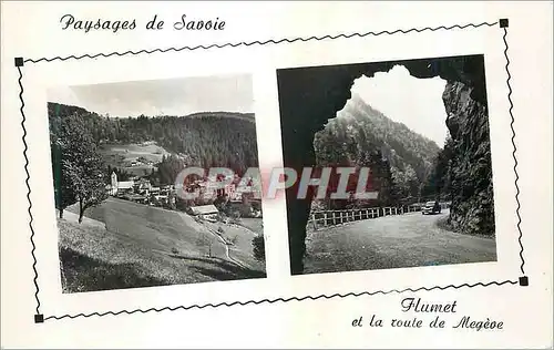 Cartes postales moderne Flumet (Savoie) alt 917 m Vue Generale et la Route de Megeve Paysages de Savoie