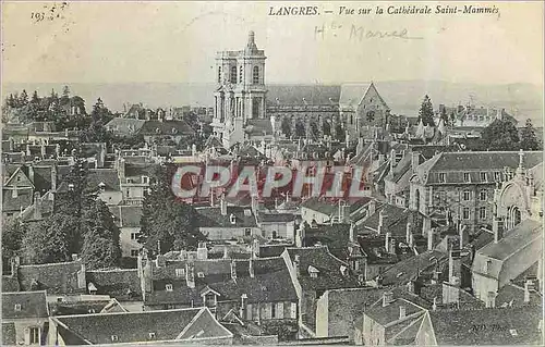 Cartes postales Langres Vue sur la Cathedrale Saint Mammes