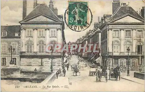 Cartes postales Orleans La Rue Royale