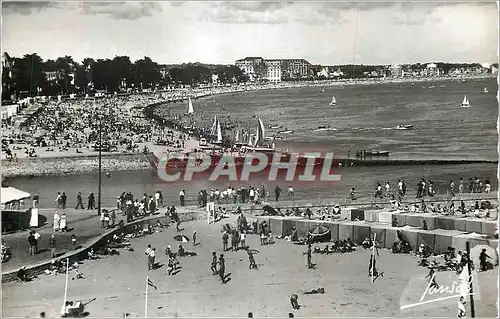 Moderne Karte La Baie de la Baule (Loire Atlantique) La plus Belle Plage d'Europe Plage du Pouliguen et Plage