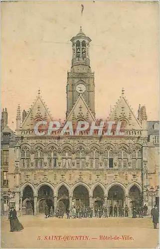 Cartes postales Saint Quentin Hotel de Ville