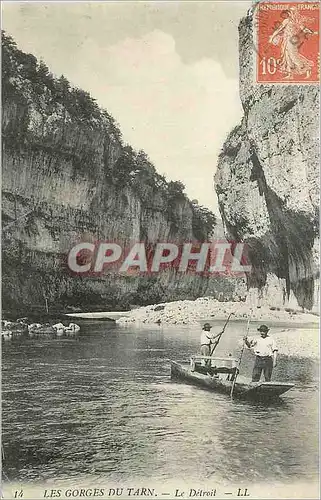 Cartes postales Les Gorges du Tarn Le Detroit Bateau