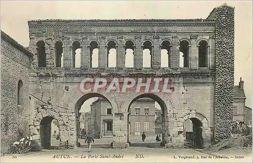 Cartes postales Autun La Porte Saint Andre