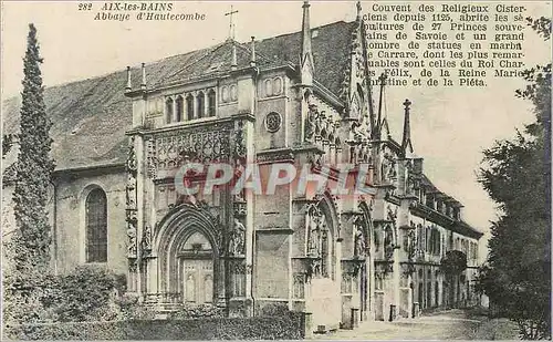 Cartes postales Aix les Bains Abbaye d'Hautecombe