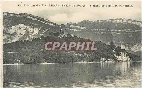 Cartes postales Aix les Bains Le Luc du Bourget Chateau de Chatillon (XIe siecle)