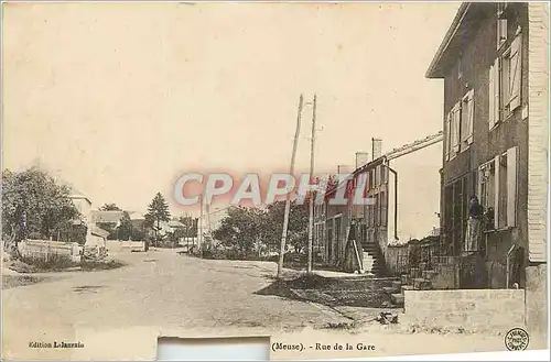 Cartes postales (Meuse) Rue de la Gare