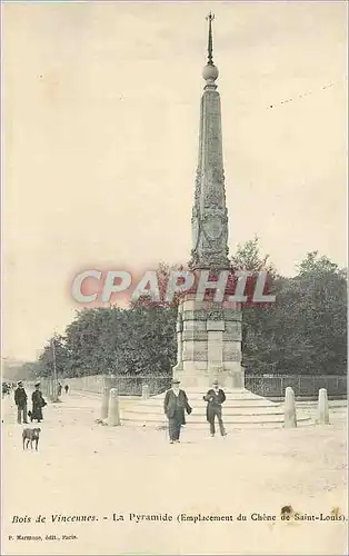 Cartes postales Bois de Vincennes La Pyramide (Emplacement du Chene de Saint Louis)