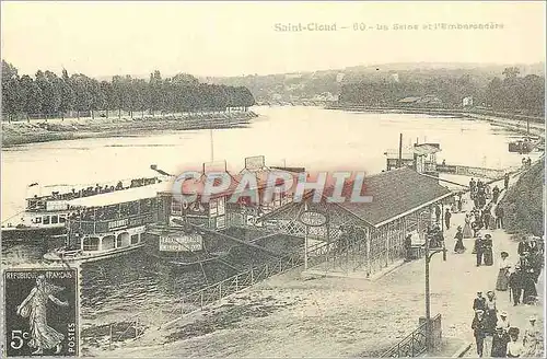 REPRO Saint Cloud L'Embarcadere Bateau Dubonnet