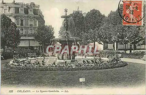 Cartes postales Orleans Le Square Gambetta