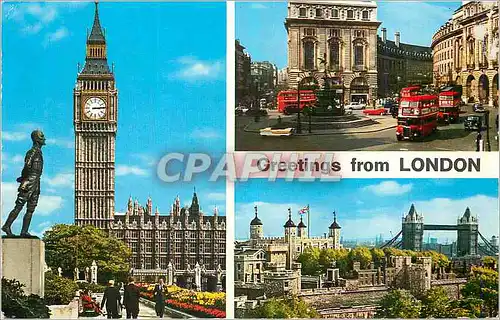 Cartes postales moderne Greetings from London