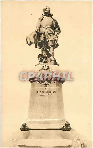 Cartes postales La Rochelle Statue de Marie Jean Guiton (1628)