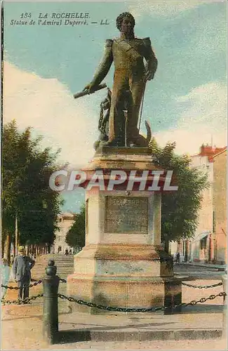 Cartes postales La Rochelle Statue de l'Amiral Duperre