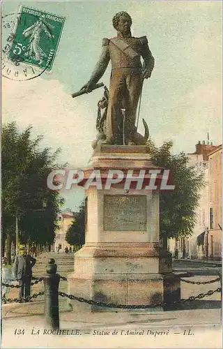 Cartes postales La Rochelle Statue de l'Amiral Duperre