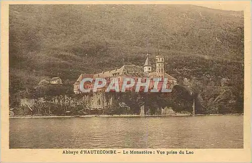 Cartes postales Abbaye d'Hautecombe Le Monastere Vue prise du Lac