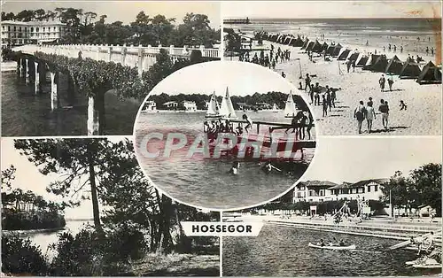 Cartes postales moderne Hossegor Pont et Hotel Mercedes Plage Ponton et lac Sous bois Hotel du parc