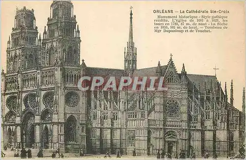 Cartes postales Orleans La Cathedrale Saint Croix