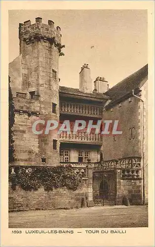 Cartes postales Luxeuil Les Bains Les Beaux Sites de France Tour du Bailli