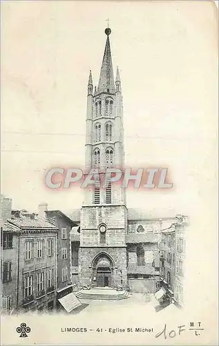 Cartes postales Limoges Eglise St Michel