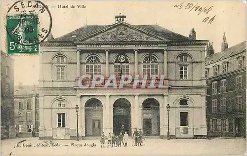 Cartes postales Sedan Hotel de Ville Enfants