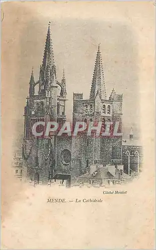 Cartes postales Mende La Cathedrale