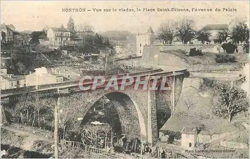 Cartes postales Nontron Vue sur le Viaduc La Place Saint Etienne L'Avenue du Palais