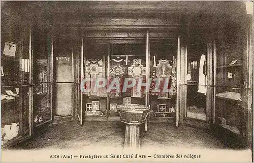 Cartes postales Ars (Ain) Presbytere du Saint Cure d'Ars Chambres des Reliques