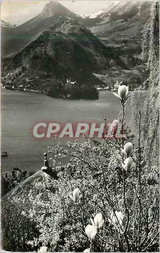 Cartes postales moderne Lac d'Annecy Partout Chante le Printemps