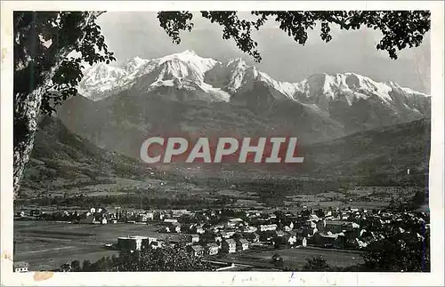 Cartes postales moderne Sallanches et le Mont Blanc