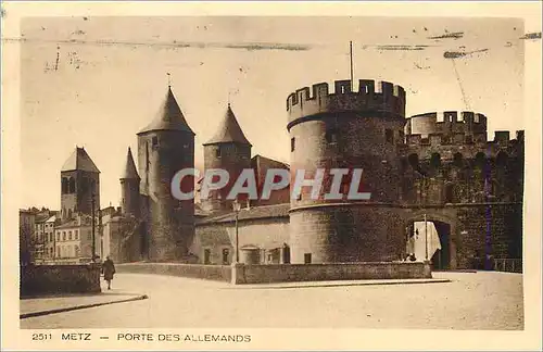 Cartes postales Metz Porte des Allemands